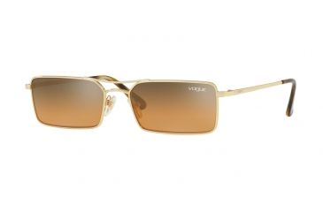 Image of Vogue VO4106S Progressive Prescription Sunglasses VO4106S-848-7H-55 - Lens Diameter 55 mm, Frame Color Pale Gold