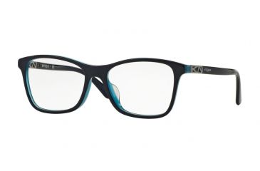 Image of Vogue VO5028F Bifocal Prescription Eyeglasses 2388-54 - Top Dark Blue/blue Transp Frame