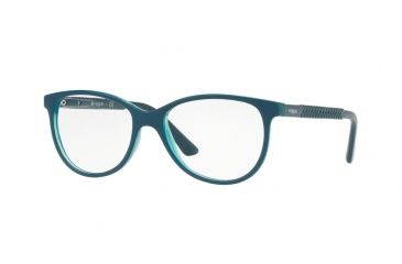 Image of Vogue VO5030 Bifocal Prescription Eyeglasses 2469-51 - Top Petroleum/green Transp Frame