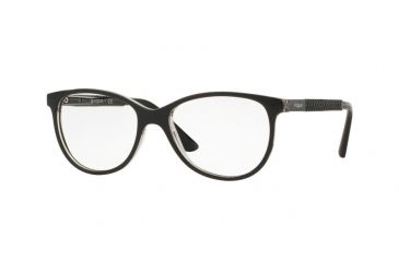 Image of Vogue VO5030 Bifocal Prescription Eyeglasses W827-53 - Top Black/Transparent Frame