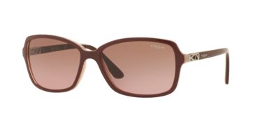 Image of Vogue VO5031S Bifocal Prescription Sunglasses VO5031S-238714-58 - Lens Diameter 58 mm, Frame Color Top Dk Bordeaux/pink Transp