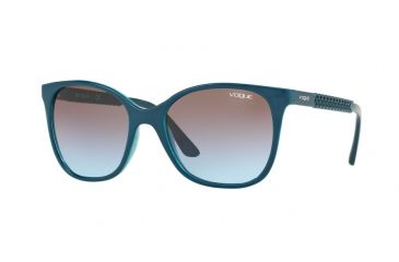 Image of Vogue VO5032S Single Vision Prescription Sunglasses VO5032S-246948-54 - Lens Diameter 54 mm, Frame Color Top Petroleum/trasp Green