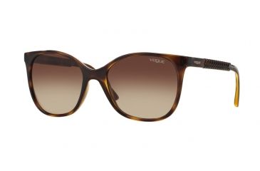 Image of Vogue VO5032S Single Vision Prescription Sunglasses VO5032S-W65613-54 - Lens Diameter 54 mm, Frame Color Dark Havana