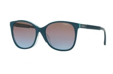 Image of Vogue VO5032SF Single Vision Prescription Sunglasses VO5032SF-249348-54 - Lens Diameter 54 mm, Frame Color Top Green/green/opal Green