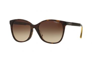 Image of Vogue VO5032SF Single Vision Prescription Sunglasses VO5032SF-W65613-54 - Lens Diameter 54 mm, Frame Color Dark Havana