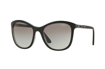 Image of Vogue VO5033S Bifocal Prescription Sunglasses VO5033S-238511-54 - Lens Diameter 54 mm, Frame Color Top Matte Black/grey Transp