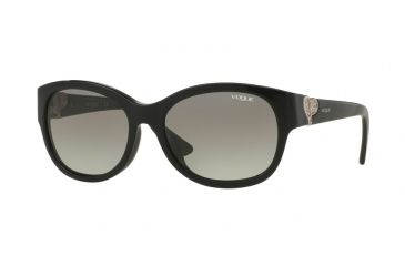 Image of Vogue VO5034BF Single Vision Prescription Sunglasses VO5034BF-W44-11-56 - Lens Diameter 56 mm, Frame Color Black