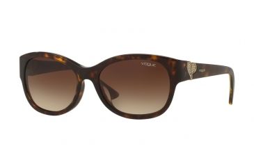 Image of Vogue VO5034BF Single Vision Prescription Sunglasses VO5034BF-W65613-56 - Lens Diameter 56 mm, Frame Color Dark Havana