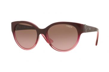 Image of Vogue VO5035S Progressive Prescription Sunglasses VO5035S-238014-56 - Lens Diameter 56 mm, Frame Color Marc Gradient Trasp Pink