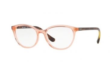 Image of Vogue VO5037 Eyeglass Frames 2491-53 - Transparent Coral Frame
