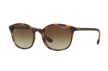 Image of Vogue VO5051S Single Vision Prescription Sunglasses VO5051S-W65613-52 - Lens Diameter 52 mm, Frame Color Dark Havana