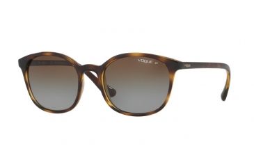 Image of Vogue VO5051S Single Vision Prescription Sunglasses VO5051S-W656T5-52 - Lens Diameter 52 mm, Frame Color Dark Havana