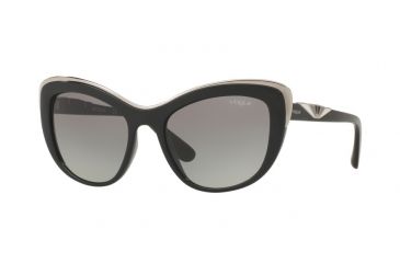 Image of Vogue VO5054S Single Vision Prescription Sunglasses VO5054S-W44-11-53 - Lens Diameter 53 mm, Frame Color Black