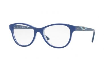 Image of Vogue VO5055F Eyeglass Frames 2407-54 - Top Bluette/bluette Trasp Frame