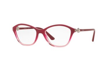 Image of Vogue VO5057 Eyeglass Frames 2411-51 - Top Red Gradient Pink Frame