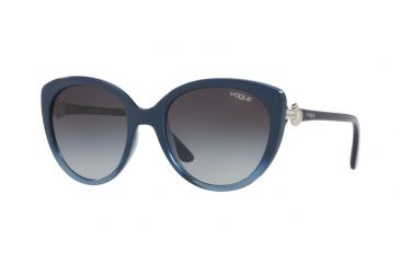 Image of Vogue VO5060S Single Vision Prescription Sunglasses VO5060S-24128G-53 - Lens Diameter 53 mm, Frame Color Top Blue Gradient Azure