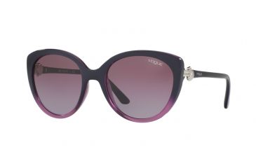 Image of Vogue VO5060S Single Vision Prescription Sunglasses VO5060S-24138H-53 - Lens Diameter 53 mm, Frame Color Top Violet Gradient Violet