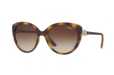 Image of Vogue VO5060S Single Vision Prescription Sunglasses VO5060S-W65613-53 - Lens Diameter 53 mm, Frame Color Havana