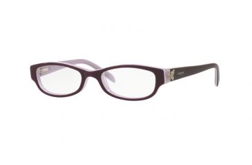 Image of Vogue VO5082 Eyeglass Frames 2434-45 - Top Plum/lavander Frame