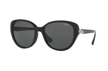 Image of Vogue VO5092BF Single Vision Prescription Sunglasses VO5092BF-W44-87-55 - Lens Diameter 55 mm, Frame Color Black