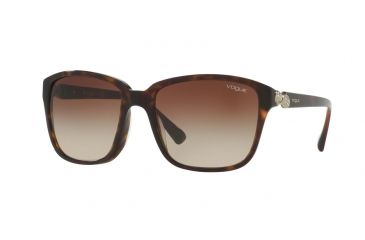 Image of Vogue VO5093BF Single Vision Prescription Sunglasses VO5093BF-W65613-56 - Lens Diameter 56 mm, Frame Color Dark Havana