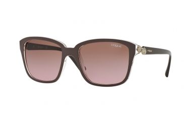 Image of Vogue VO5093SB Single Vision Prescription Sunglasses VO5093SB-246514-54 - Lens Diameter 54 mm, Frame Color Top Dark Violet/serigraphy