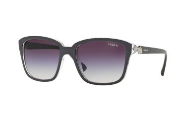 Image of Vogue VO5093SB Single Vision Prescription Sunglasses VO5093SB-246736-54 - Lens Diameter 54 mm, Frame Color Top Opal Grey/serigraphy