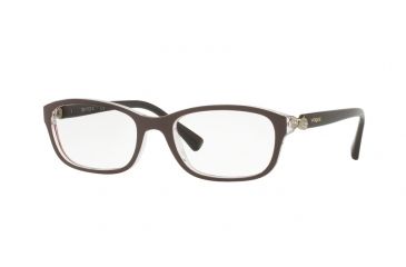 Image of Vogue VO5094B Eyeglass Frames 2465-52 - Top Dark Violet/serigraphy Frame
