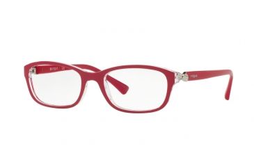 Image of Vogue VO5094B Eyeglass Frames 2468-52 - Top Fuxia/serigraphy Frame