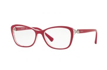 Image of Vogue VO5095B Eyeglass Frames 2468-52 - Top Fuxia/serigraphy Frame