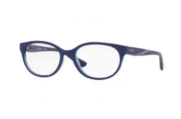 Image of Vogue VO5103F Eyeglass Frames 2471-53 - Topaz Blue/Blue Transparent Frame