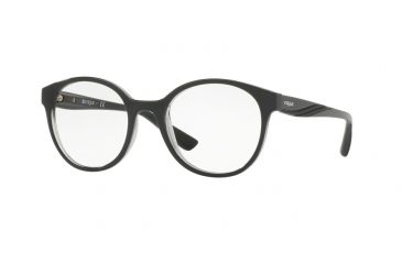 Image of Vogue VO5104 Eyeglass Frames 2385-49 - Top Black/transparent Grey Frame