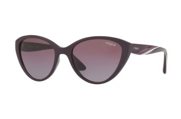 Image of Vogue VO5105S Single Vision Prescription Sunglasses VO5105S-24188H-55 - Lens Diameter 55 mm, Frame Color Violet