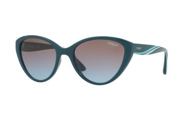 Image of Vogue VO5105S Single Vision Prescription Sunglasses VO5105S-246348-55 - Lens Diameter 55 mm, Frame Color Petroleum Green