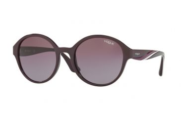 Image of Vogue VO5106S Single Vision Prescription Sunglasses VO5106S-24188H-54 - Lens Diameter 54 mm, Frame Color Violet