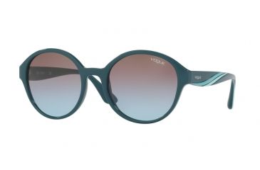 Image of Vogue VO5106S Single Vision Prescription Sunglasses VO5106S-246348-54 - Lens Diameter 54 mm, Frame Color Petroleum Green