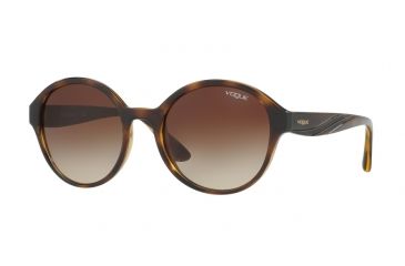 Image of Vogue VO5106S Single Vision Prescription Sunglasses VO5106S-W65613-54 - Lens Diameter 54 mm, Frame Color Dark Havana