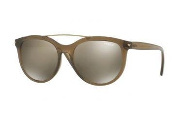 Image of Vogue VO5134S Single Vision Prescription Sunglasses VO5134S-25305A-55 - Lens Diameter 55 mm, Frame Color Opal Olive Green