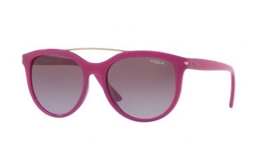 Image of Vogue VO5134S Single Vision Prescription Sunglasses VO5134S-25318H-55 - Lens Diameter 55 mm, Frame Color Opal Violet