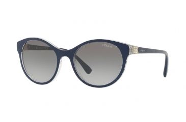 Image of Vogue VO5135SB Single Vision Prescription Sunglasses VO5135SB-256311-52 - Lens Diameter 52 mm, Frame Color Top Dark Blue/serigraphy