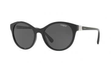 Image of Vogue VO5135SB Single Vision Prescription Sunglasses VO5135SB-W44-87-52 - Lens Diameter 52 mm, Frame Color Black