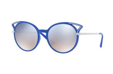 Image of Vogue VO5136S Single Vision Prescription Sunglasses VO5136S-25407B-52 - Lens Diameter 52 mm, Frame Color Blue