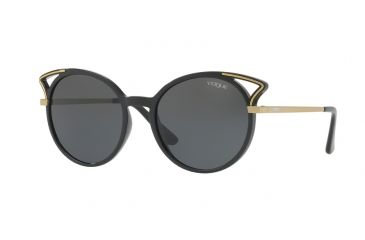 Image of Vogue VO5136S Single Vision Prescription Sunglasses VO5136S-W44-87-52 - Lens Diameter 52 mm, Frame Color Black