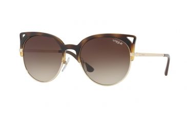 Image of Vogue VO5137S Progressive Prescription Sunglasses VO5137S-W65613-55 - Lens Diameter 55 mm, Frame Color Dark Havana