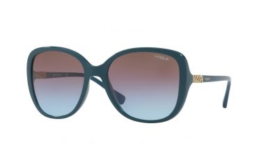 Image of Vogue VO5154SB Single Vision Prescription Sunglasses VO5154SB-246348-56 - Lens Diameter 56 mm, Frame Color Petroleum Green