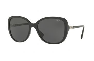 Image of Vogue VO5154SB Single Vision Prescription Sunglasses VO5154SB-W44-87-56 - Lens Diameter 56 mm, Frame Color Black