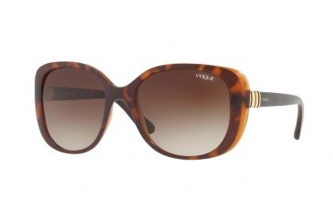 Image of Vogue VO5155S Single Vision Prescription Sunglasses VO5155S-238613-55 - Lens Diameter 55 mm, Frame Color Top Havana/Brown