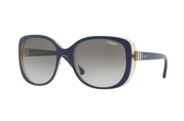 Image of Vogue VO5155S Single Vision Prescription Sunglasses VO5155S-246611-55 - Lens Diameter 55 mm, Frame Color Top Blue/serigraphy