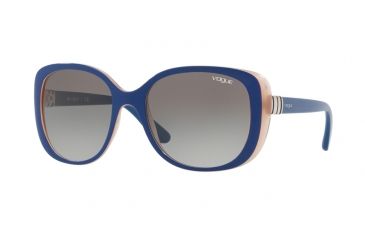 Image of Vogue VO5155S Single Vision Prescription Sunglasses VO5155S-259311-55 - Lens Diameter 55 mm, Frame Color Top Dark Blue/pink