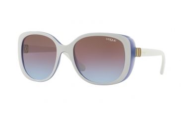 Image of Vogue VO5155S Single Vision Prescription Sunglasses VO5155S-259448-55 - Lens Diameter 55 mm, Frame Color Top Beige/azure
